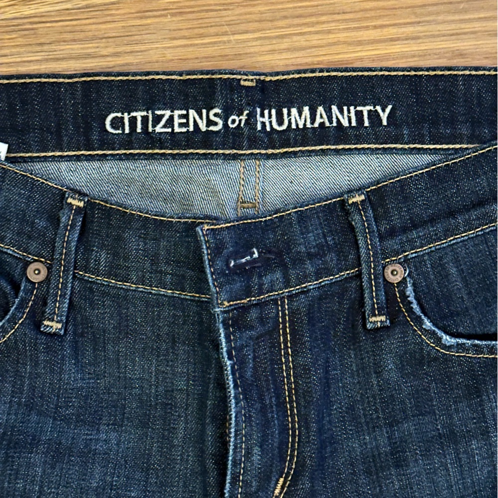 Citizens of Humanity dark blue jeans